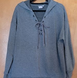 Daisy Fuentes Hooded Sweatshirt Size 1X